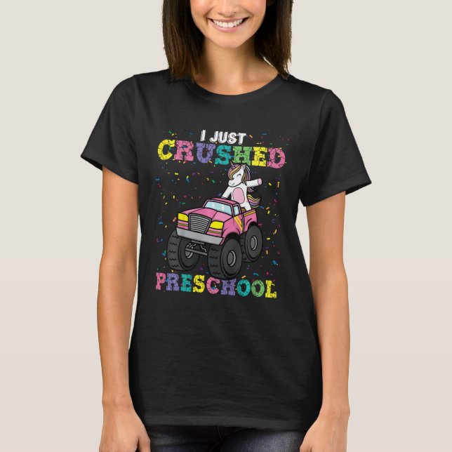 Camiseta Niños que acabo de aplastar a la Chica de preescol (Anverso)