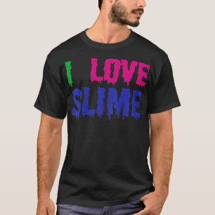 Camiseta Niños que amo a Slime - Niños divertidos