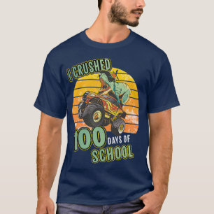 Camiseta Niños que aplasté 100 días de la escuela Monstruo 