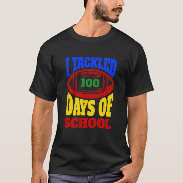 Camiseta Niños Que Golpeé 100 Días De Golf Escolar 100 Días (Anverso)