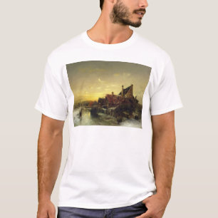 Camiseta Niños que juegan en el hielo