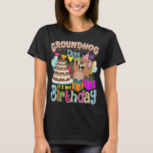 Camiseta Niños Que Nací En El Día De La Groundhog - Nacimie