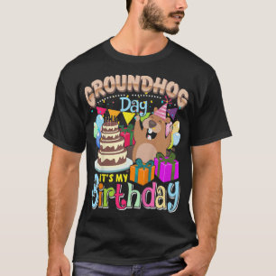 Camiseta Niños Que Nací En El Día De La Groundhog - Nacimie