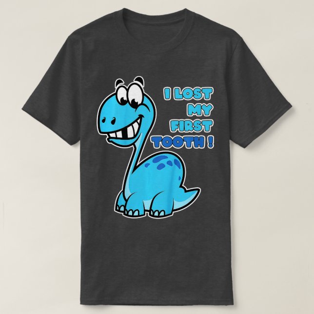 Camiseta Niños que perdí mis primeros dinosaurios dietético (Diseño del anverso)