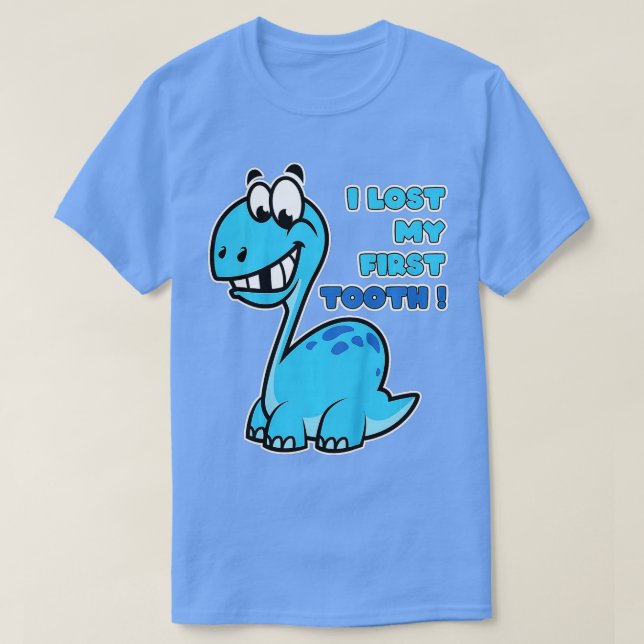 Camiseta Niños que perdí mis primeros dinosaurios dietético (Diseño del anverso)