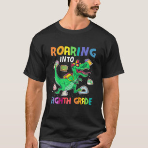 Camiseta Niños Que Se Despertan En Dinosaurio De Octavo Gra