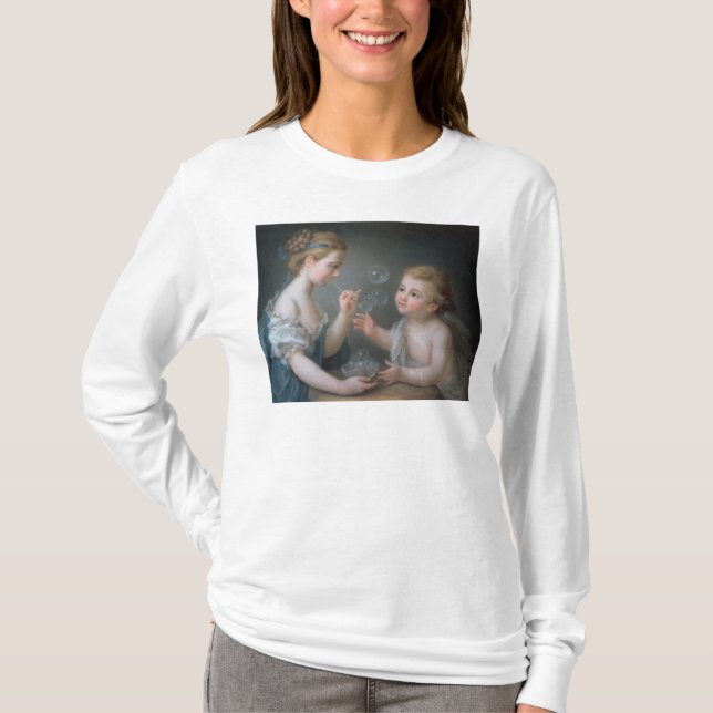 Camiseta Niños que soplan burbujas (Anverso)