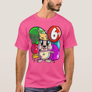 Camiseta Niños Quokka Hija de 6 años 6º cumpleaños