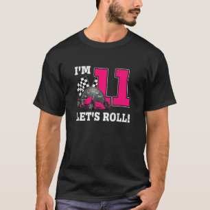 Camiseta Niños Race Car Birday Party Suministros Para Chica