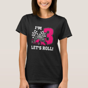 Camiseta Niños Race Car Birday Party Suministros Para Chica
