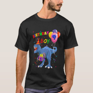 Camiseta Niños Rawr de 9 años Soy Dinosau de 9 años