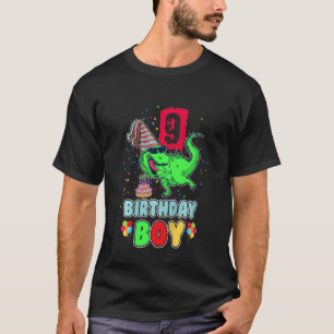 Camiseta Niños Rawr de 9 años Soy Dinosau de 9 años