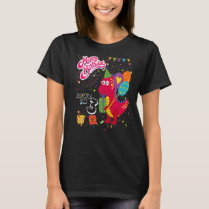 Camiseta Niños Rawr Tengo 33 años Fiesta de Dinosaurios Rex