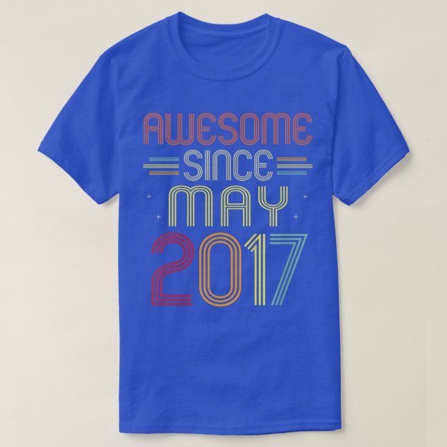 Camiseta Niños Regalos de cumpleaños número 5 impresionante (Diseño del anverso)