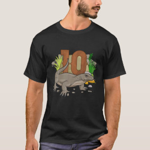 Camiseta Niños Reptiles Komodo Dragon De 10 Años 10 Años