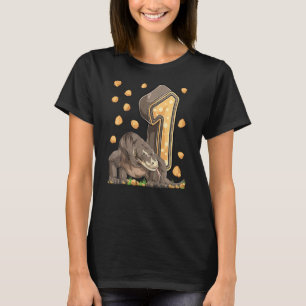 Camiseta Niños Reptiles Komodo Dragon de 1 año de edad