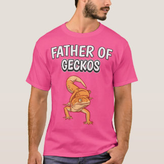 Camiseta Niños Reptiles Papá Padre Día Padre De Geckos