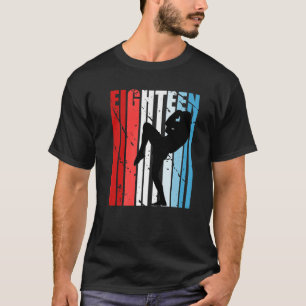 Camiseta Niños Retro Kickboxing Boxeador De 18 Años
