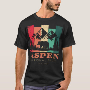 Camiseta Niños Retro Vintage Aspen Colorado Souvenir Sender