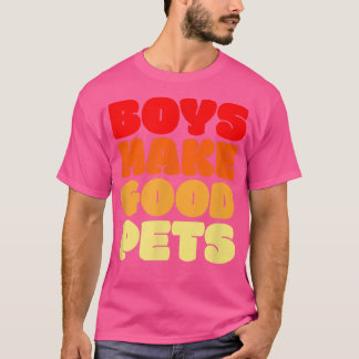 Camiseta Niños retro vintage hacen buenos Mascotas feminist