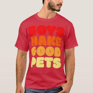 Camiseta Niños retro vintage hacen buenos Mascotas feminist