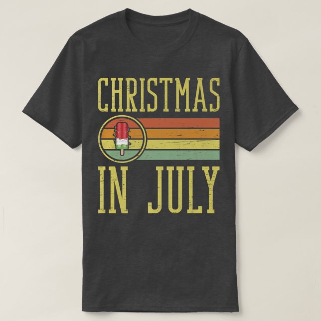 Camiseta Niños Retro Xmas Ice Tree Light Beach Christma (Diseño del anverso)