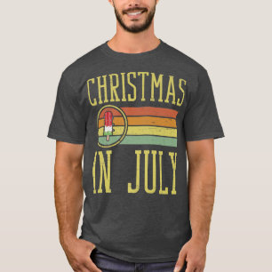 Camiseta Niños Retro Xmas Ice Tree Light Beach Christma