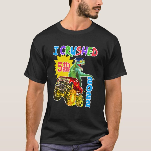 Camiseta Niños Rex Monster Truck 5º Graduado (Anverso)