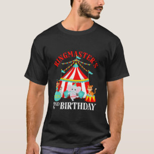 Camiseta Niños Ringmaster De 2 Años Cute Circus Segundo Nac