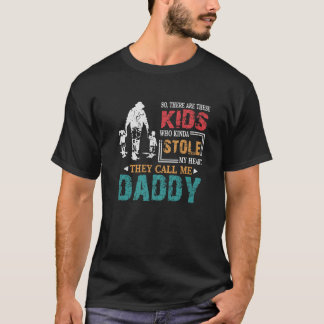 Camiseta Niños robados me llaman papá papá e niños imprimen