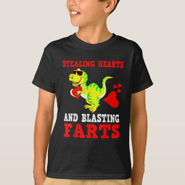 Camiseta Niños Robando Corazones Y Destrozando Faros (Anverso)