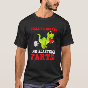Camiseta Niños Robando Corazones Y Destrozando Faros T Rex