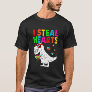 Camiseta Niños Robo Corazón Rompe Conciencia Sobre El Autis