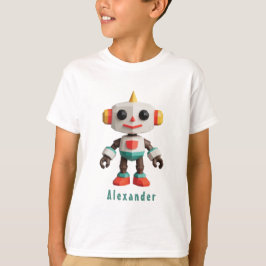 Camiseta Niños Robot Personalizables
