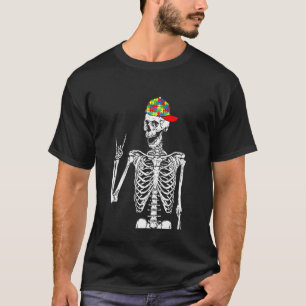 Camiseta Niños Rock N Roll Mano de Esqueleto Conciencia del