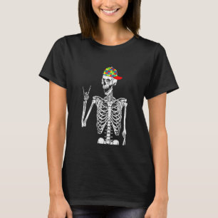 Camiseta Niños Rock N Roll Mano de Esqueleto Conciencia del