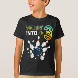 Camiseta Niños rodando en el amor por la bolera de cumpleañ