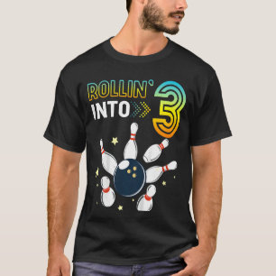 Camiseta Niños rodando en el amor por la bolera de cumpleañ