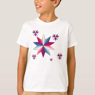 Camiseta Niños rojos, blancos y azules