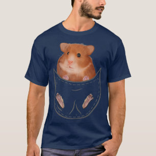 Camiseta Niños Ropa de Hamster Ropa de bolsillo de ropa pa