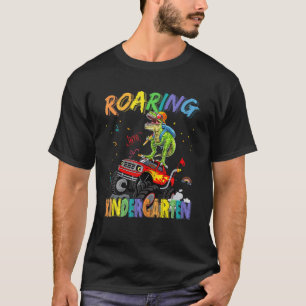 Camiseta Niños Rotando Dinosaurios De Jardín De Niños Para