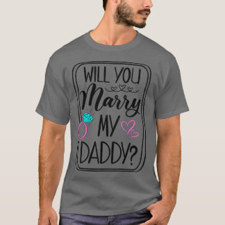 Camiseta Niños Se Casarán Con Mi Papá Comprometido Mamá Pap