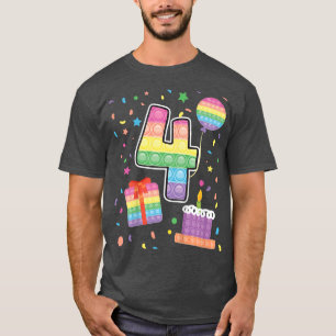 Camiseta Niños se portan niños con cuarto Chica de cumpleañ