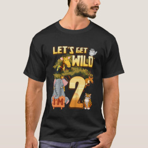 Camiseta Niños Seamos salvajes Soy animal de zoológico anim