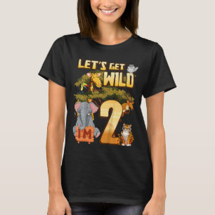 Camiseta Niños Seamos salvajes Soy animal de zoológico anim