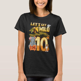 Camiseta Niños Seamos salvajes Soy un animal de zoológico a