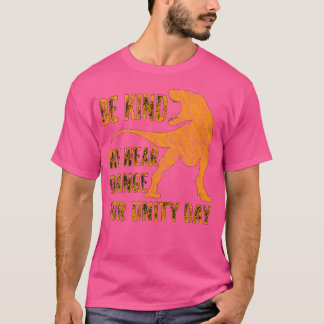Camiseta Niños Sean Amables Vemos Naranja Día de la Unidad