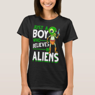 Camiseta Niños secuestrados por extranjeros ciencia ficción