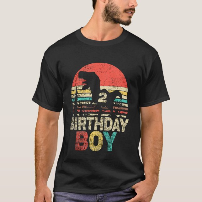 Camiseta Niños Segundo cumpleaños niño de 2 años Segundo cu (Anverso)