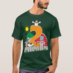 Camiseta Niños Segundo Nacimiento Granja Animal Lover Cerdo